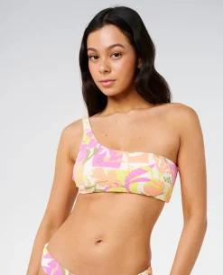 Topanga Geo Hi Leg Skimpy Coverage Bikini Bottom
