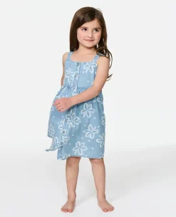 Tropical Chambray Dres - Kids