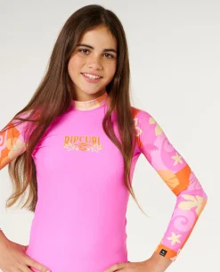 Tropical Dawn Long Sleeve Rash Vest- Kids