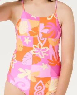 Tropical Dawn One Piece Swimsuit - Kids