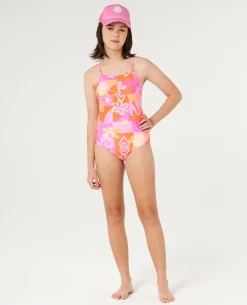 Tropical Dawn One Piece Swimsuit - Kids