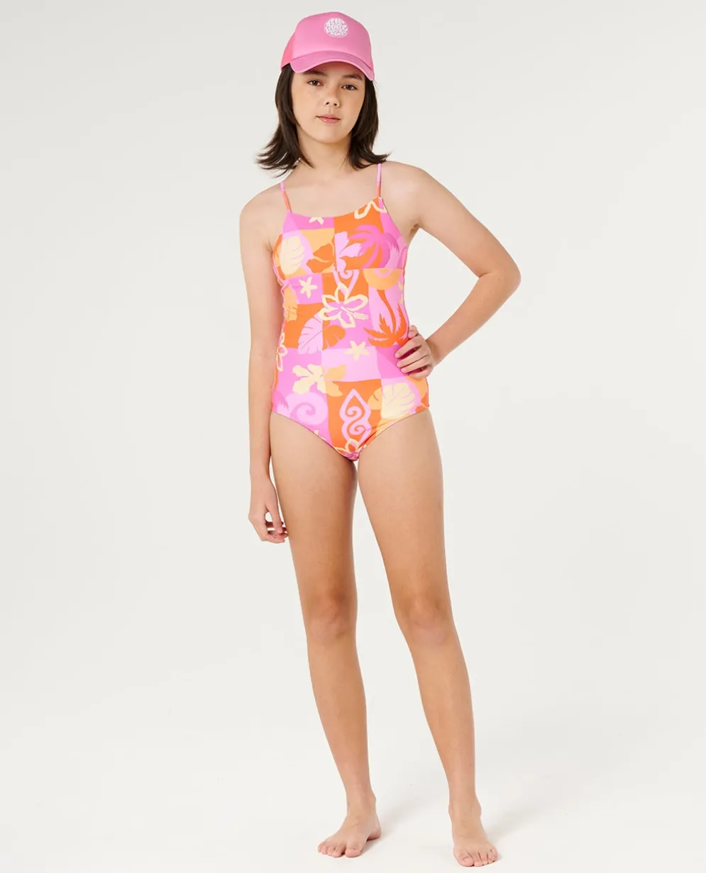 Tropical Dawn One Piece Swimsuit - Kids