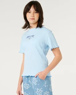 Tropical Dawn Rib Tee - Kids