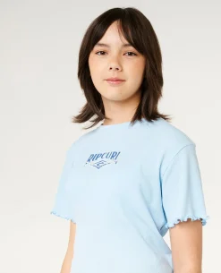 Tropical Dawn Rib Tee - Kids