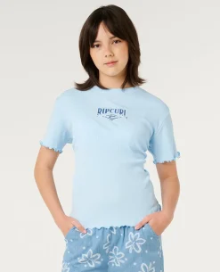 Tropical Dawn Rib Tee - Kids