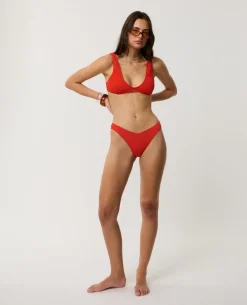 Vibe Surf High Cheeky Coverage Bikini Bottom