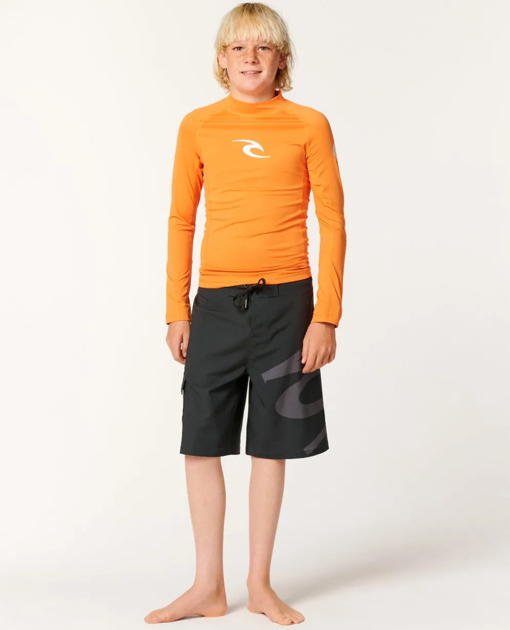 Waves UPF Long Sleeve Rash Vest - Kids