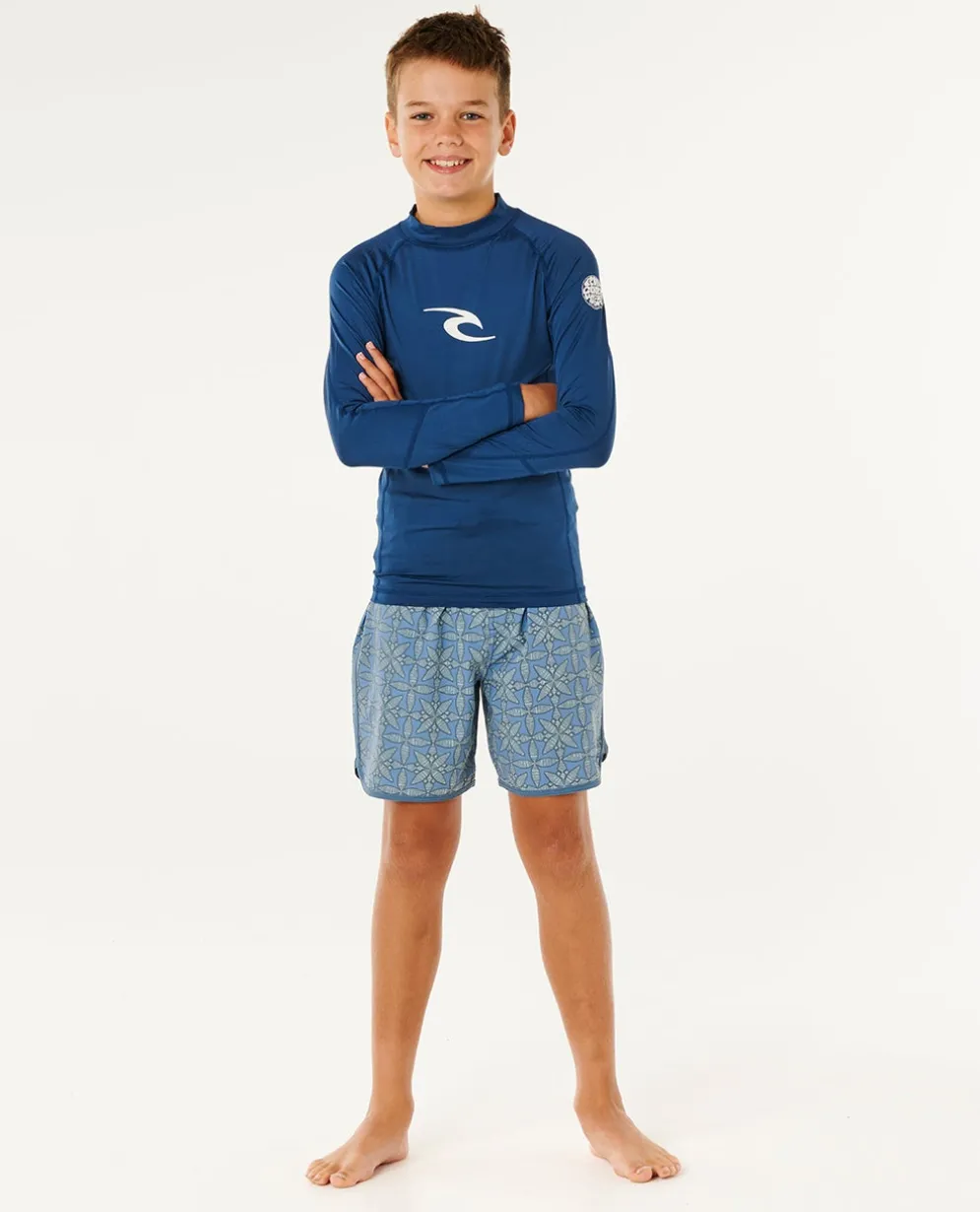 Waves UPF Long Sleeve Rash Vest - Kids