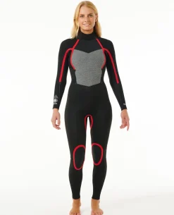 Womens Omega 3/2 Back Zip Wetsuit